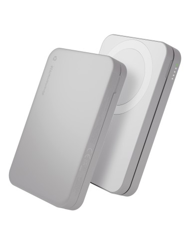 CP08ACWH7275 batería externa 8000 mAh Cargador inalámbrico Aluminio