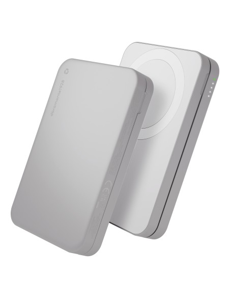 CP08ACWH7275 batería externa 8000 mAh Cargador inalámbrico Aluminio