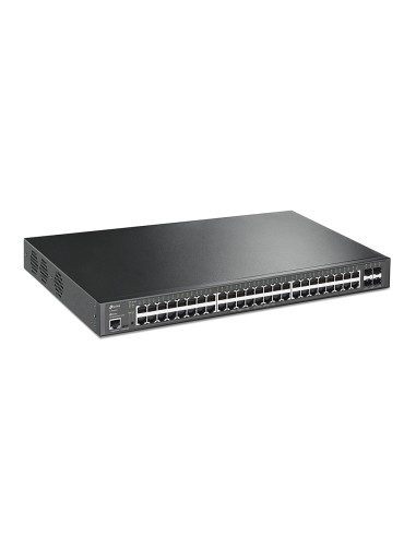JetStream TL-SG3452XP switch Gestionado L2+ Gigabit Ethernet (10/100/1000) Energía sobre Ethernet (PoE) 1U Negro