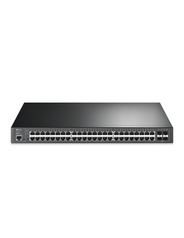 JetStream TL-SG3452XP switch Gestionado L2+ Gigabit Ethernet (10/100/1000) Energía sobre Ethernet (PoE) 1U Negro