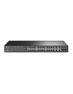 JetStream TL-SL2428P switch Gestionado L2 Fast Ethernet (10/100) Energía sobre Ethernet (PoE) 1U Negro 2