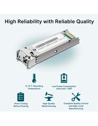 TL-SM321A red modulo transceptor Fibra óptica 1250 Mbit/s SFP