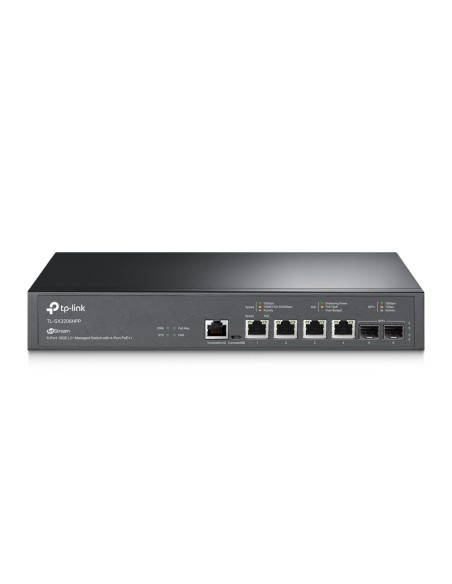 JetStream TL-SX3206HPP switch Gestionado L2+ 10G Ethernet (100/1000/10000) Energía sobre Ethernet (PoE) Negro