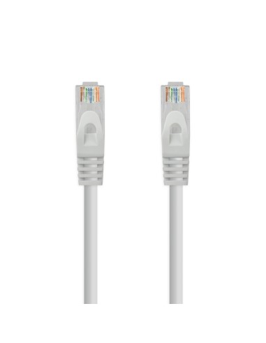 Cable de red latiguillo RJ45 LSZH Cat.6A UTP AWG24, Gris, 10 m