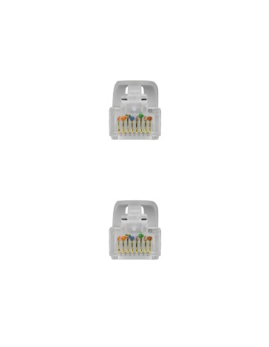 Cable de red latiguillo RJ45 LSZH Cat.6A UTP AWG24, Gris, 10 m