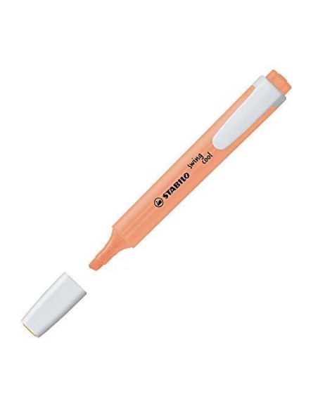 C 10 marcadores fluorescentes swing cool naranja palido 275 125