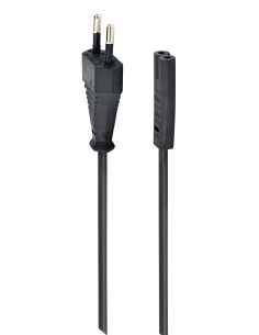 PC-184/2 cable de transmisión Negro 1,8 m Enchufe tipo C C8 acoplador