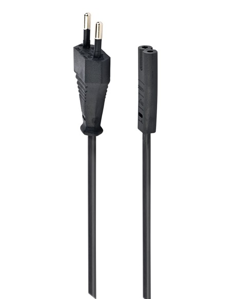 PC-184/2 cable de transmisión Negro 1,8 m Enchufe tipo C C8 acoplador
