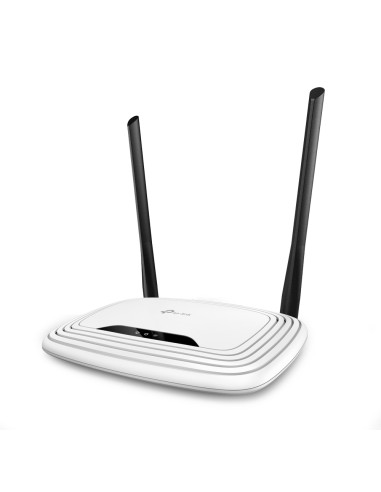 TL-WR841N router inalámbrico Ethernet rápido Banda única (2,4 GHz) Negro, Blanco