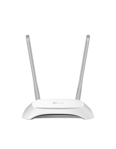 TL-WR850N router inalámbrico Ethernet rápido Banda única (2,4 GHz) Gris, Blanco