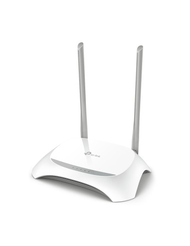TL-WR850N router inalámbrico Ethernet rápido Banda única (2,4 GHz) Gris, Blanco
