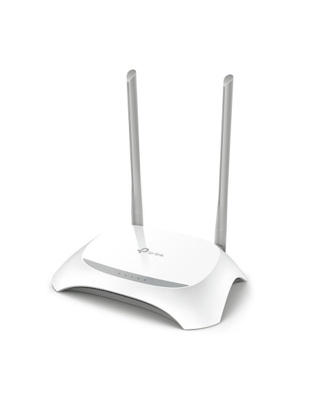 TL-WR850N router inalámbrico Ethernet rápido Banda única (2,4 GHz) Gris, Blanco
