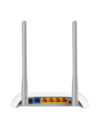 TL-WR850N router inalámbrico Ethernet rápido Banda única (2,4 GHz) Gris, Blanco