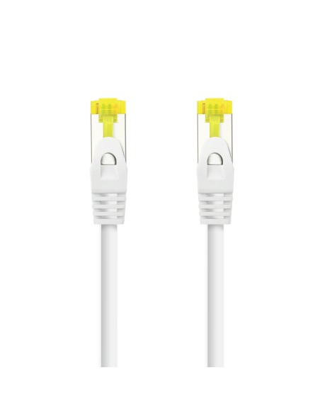 Cable Red Latiguillo RJ45 LSZH CAT.6A SFTP AWG26, Blanco, 25 cm