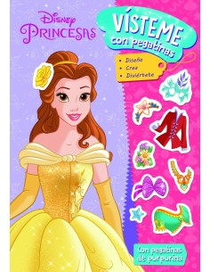 Princesas Visteme con pegatinas