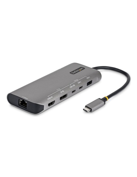 Adaptador Multipuertos USB4 para 2 Pantallas - Sin Controladores para macOS y Windows - PD de Carga de 140W - 4K 144Hz - Hub Lad