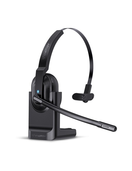 50042 auricular y casco Auriculares Inalámbrico Diadema Oficina/Centro de llamadas USB Tipo C Bluetooth Base de carga Negro