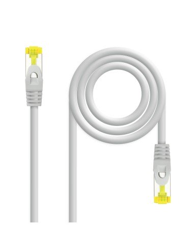 Cable de red latiguillo RJ45 LSZH Cat.6A SFTP AWG26, Gris, 2.0 m