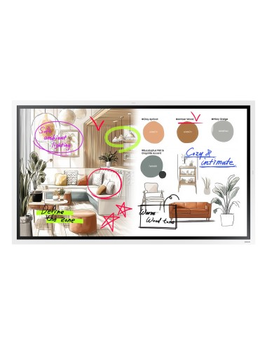 WM55FX pizarra blanca interactiva 139,7 cm (55") 3840 x 2160 Pixeles Pantalla táctil Gris, Blanco HDMI