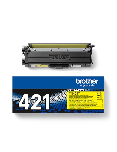 TN-421Y cartucho de tóner 1 pieza(s) Original Amarillo