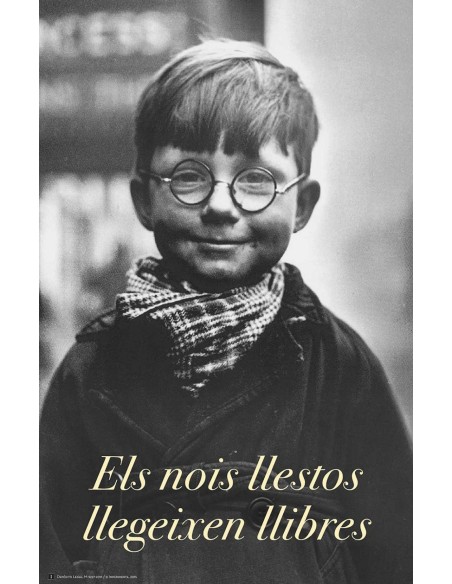 CARTELL ELS NOIS LLESTOS LLEGEIXEN LLIBRES 
