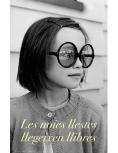 CARTELL LES NOIES LLESTES LLEGEIXEN LLIBRES 