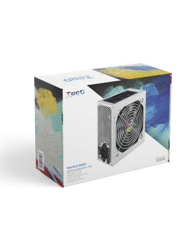 TQAPOLO-500SP unidad de fuente de alimentación 500 W 20+4 pin ATX ATX Plata
