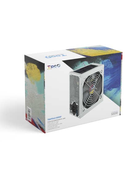 TQAPOLO-500SP unidad de fuente de alimentación 500 W 20+4 pin ATX ATX Plata