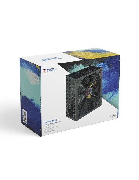 TQAPOLO-650SP unidad de fuente de alimentación 650 W 20+4 pin ATX ATX Negro