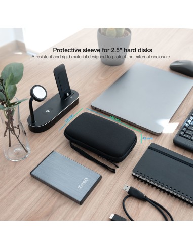 Estuche Protector para Caja Externa de 2.5, Negro