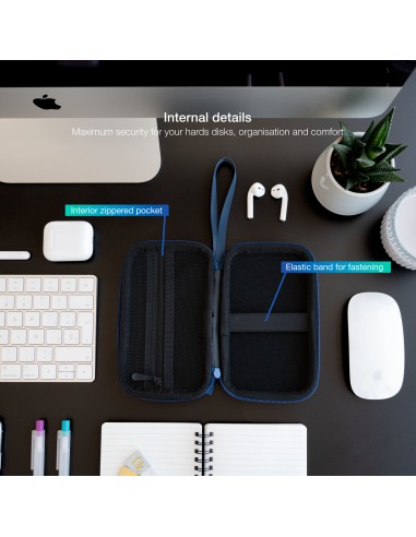 Estuche Protector para Caja Externa de 2.5, Azul Pacífico