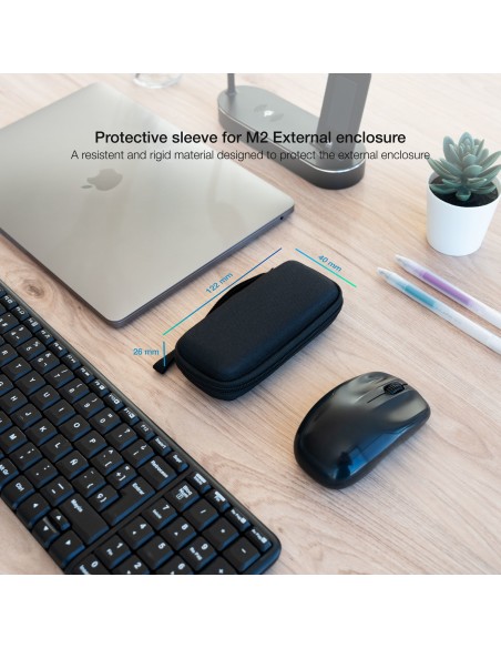 Estuche Protector para Caja Externa M2, Negro