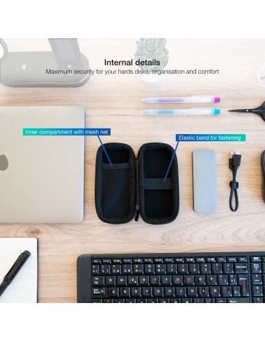 Estuche Protector para Caja Externa M2, Negro