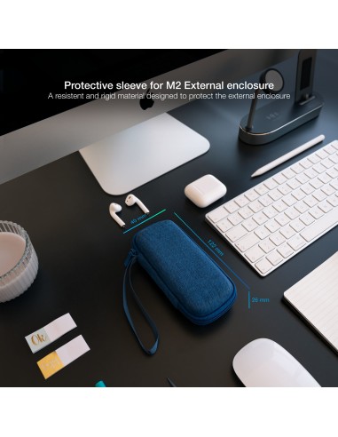 Estuche Protector para Caja Externa M2, Azul Pacífico