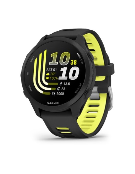 Forerunner 170 3,05 cm (1.2") AMOLED 30 mm Digital 390 x 390 Pixeles Pantalla táctil Negro GPS (satélite)