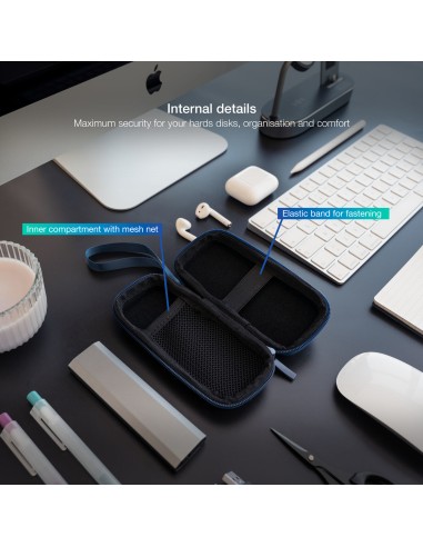 Estuche Protector para Caja Externa M2, Azul Pacífico