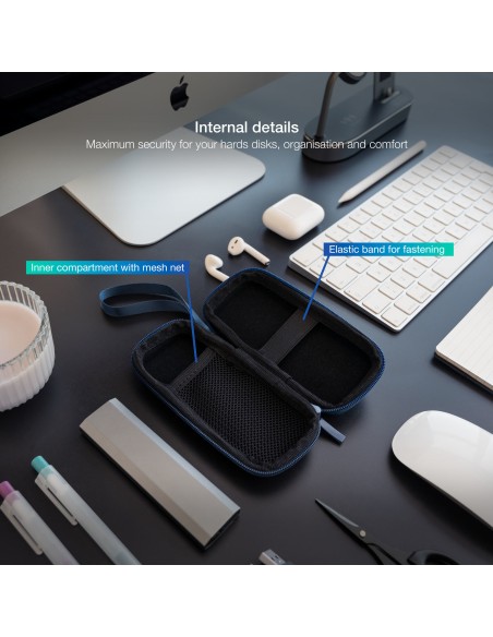 Estuche Protector para Caja Externa M2, Azul Pacífico