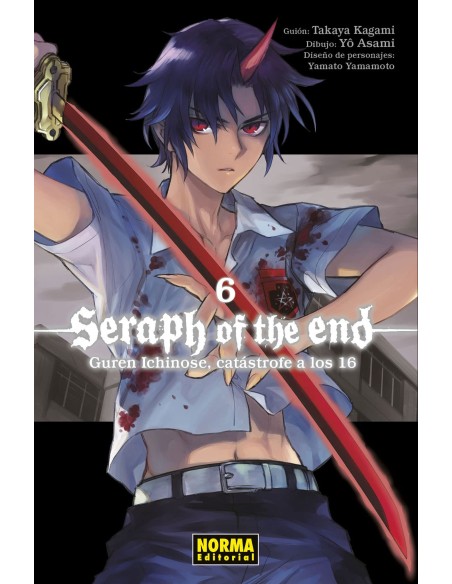 SERAPH OF THE END 06 GUREN ICHINOSE CATASTROFE A LOS 16