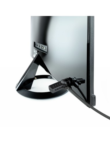 Cable de Seguridad con Combinación para Portátiles 1.5 metros, Color Gris Oscuro