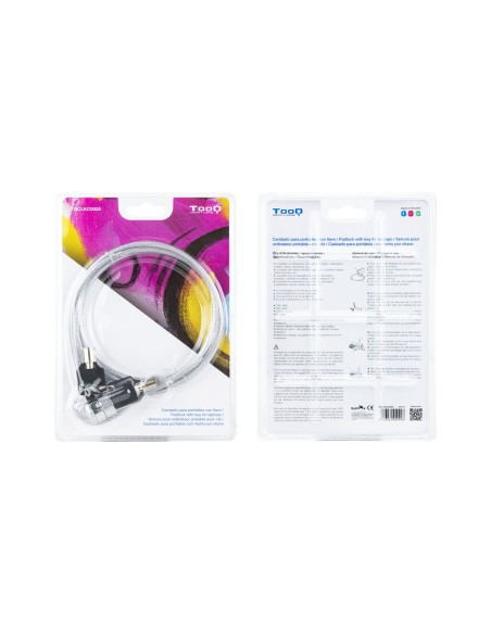 TQCLKC0025 cable antirrobo Plata 1,5 m