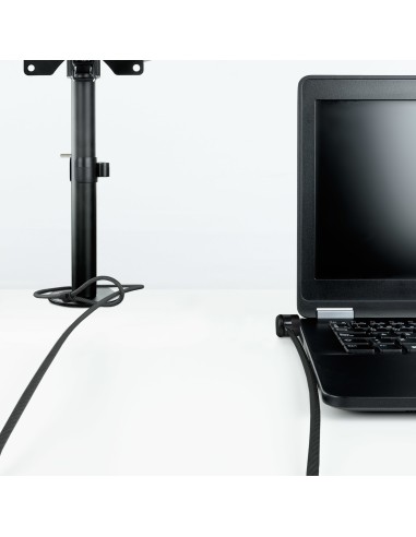 Cable de Seguridad con Llave para Portátiles 1.5 metros, Gris Oscuro
