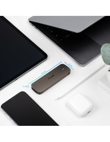 Caja Externa para SSD M.2 NGFF, Marrón