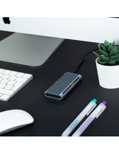 Shinobi Caja externa para unidad de estado sólido (SSD) Gris M.2
