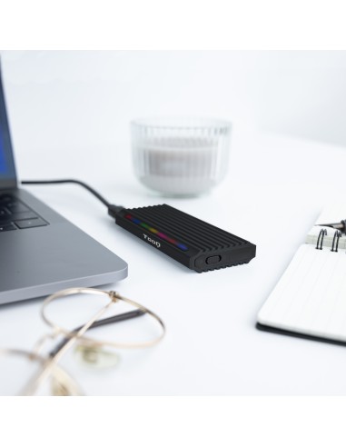 Shinobi Caja externa para unidad de estado sólido (SSD) Negro M.2