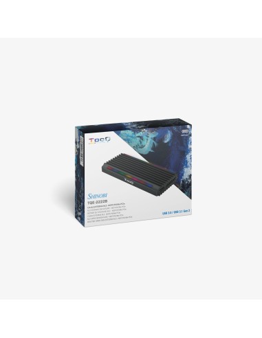 Shinobi Caja externa para unidad de estado sólido (SSD) Negro M.2