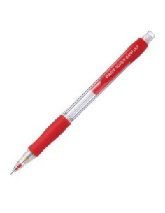 c 12 portaminas cuerpo rojo supergrip h 185 05mm