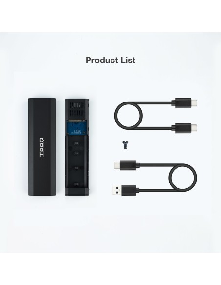 Shura Caja externa para unidad de estado sólido (SSD) Negro M.2