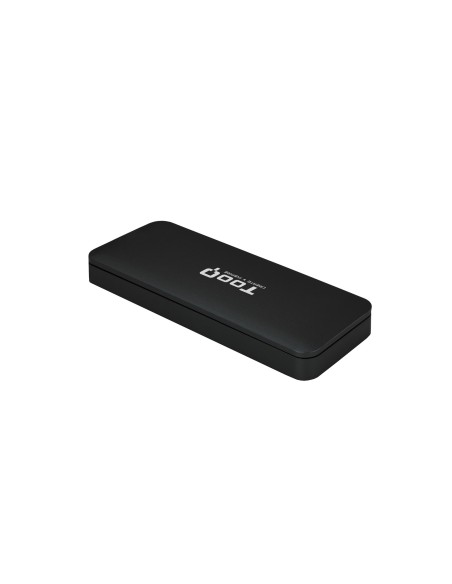 TQE-2280B caja para disco duro externo Caja externa para unidad de estado sólido (SSD) Negro M.2