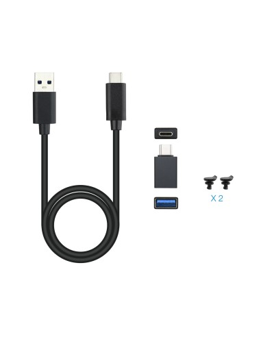 TQE-2280B caja para disco duro externo Caja externa para unidad de estado sólido (SSD) Negro M.2