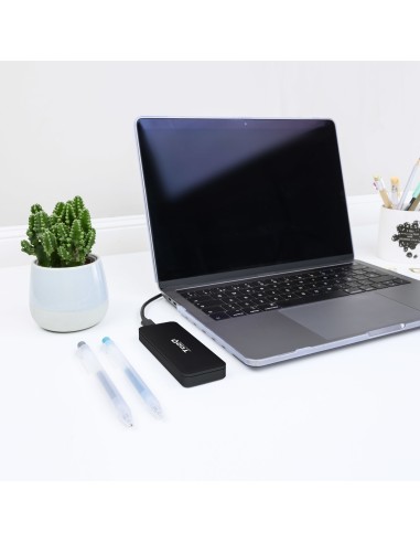 TQE-2280B caja para disco duro externo Caja externa para unidad de estado sólido (SSD) Negro M.2